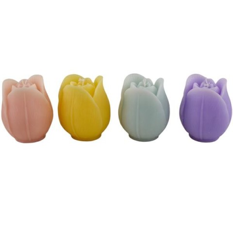 CANDELA TULIPANO GRANDE 4ASS.TI 8.5X10